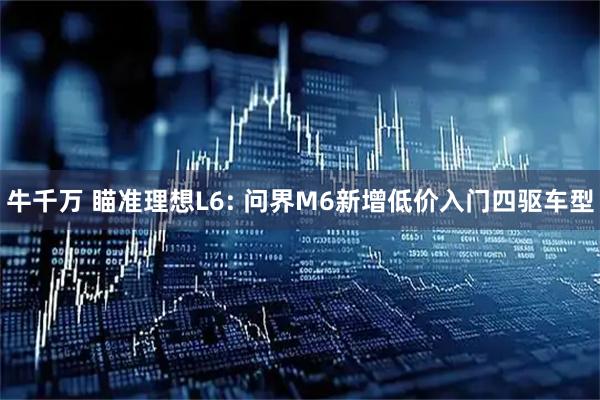 牛千万 瞄准理想L6: 问界M6新增低价入门四驱车型